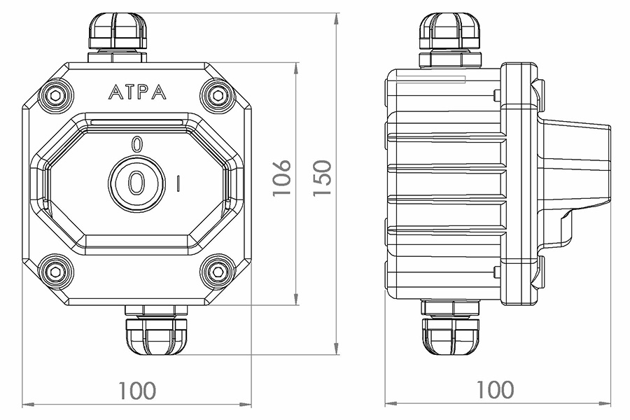 Пускател S - Стоп/Stop