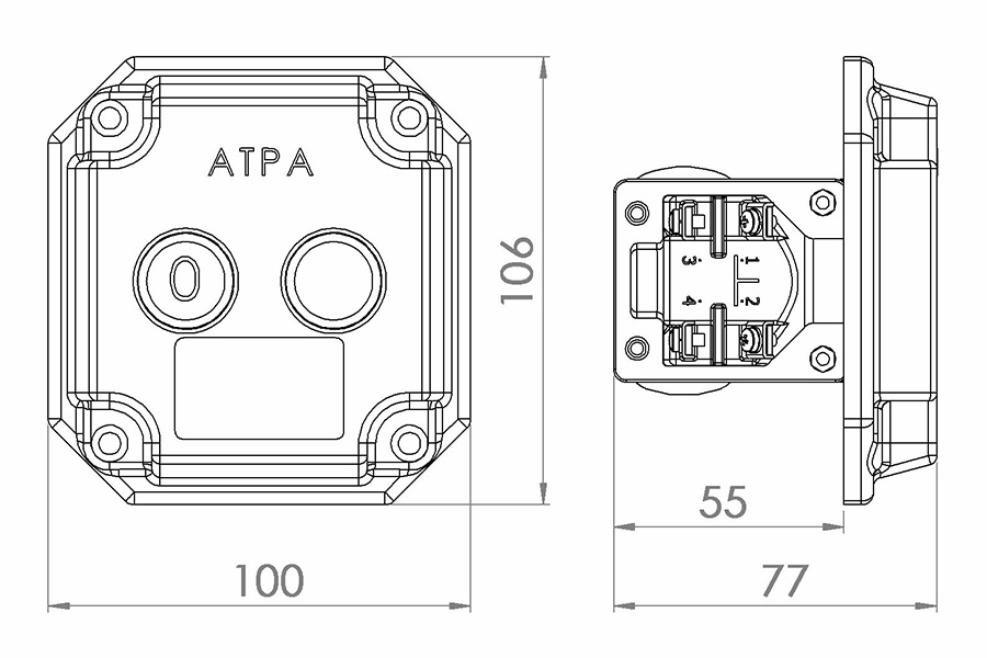 Пускател SL - Стоп-Светлинен индикатор/Stop-Light indicator