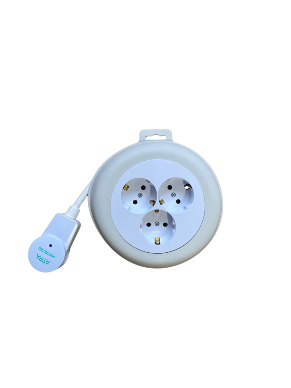 Разклонител троен кръгъл